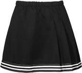 Teamwork Womens & Youth 3-Pleat Cheer Skirt w/Trim Teamwork Womens & Youth 3-Pleat Cheer Skirt w/Trim