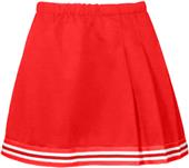 Teamwork Womens & Youth 3-Pleat Cheer Skirt w/Trim Teamwork Womens & Youth 3-Pleat Cheer Skirt w/Trim