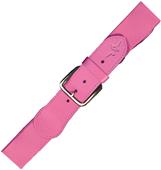 Alleson Adult 1 1/2" Elastic Pink Baseball Belts