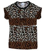 Pizzazz Cheerleaders Animal Print Raglan Sleeve