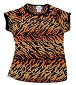 Pizzazz Cheerleaders Animal Print Raglan Sleeve Pizzazz Cheerleaders Animal Print Raglan Sleeve