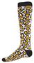 Red Lion Leopard Print Athletic Socks