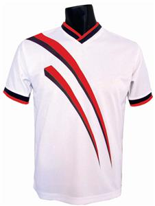 WHITE/SCARLET