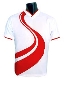 WHITE/SCARLET