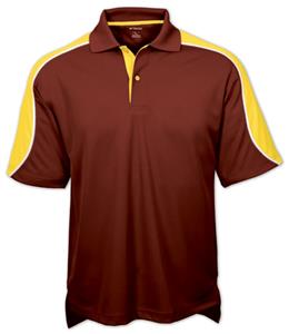 MAROON/GOLD/WHITE