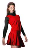 Alleson Solid Stretch Cheerleaders Uniform Shells Alleson Solid Stretch Cheerleaders Uniform Shells
