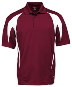 MAROON/WHITE