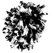 Alleson Two Color Plastic Cheerleaders Poms Alleson Two Color Plastic Cheerleaders Poms