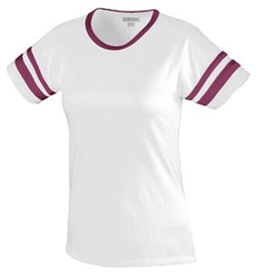 WHITE/ MAROON