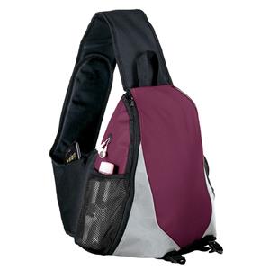 MAROON/ SILVER/ BLACK