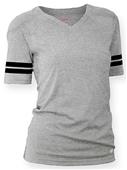 Soffe Juniors V-Neck Football Tee