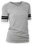 Soffe Juniors V-Neck Football Tee