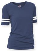 Soffe Juniors V-Neck Football Tee Soffe Juniors V-Neck Football Tee