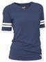 Soffe Juniors V-Neck Football Tee