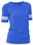 Soffe Juniors V-Neck Football Tee