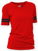 Soffe Juniors V-Neck Football Tee