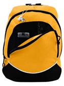 Augusta Zipper Front Tri-Color Small Backpack