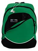 Augusta Zipper Front Tri-Color Small Backpack