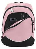 Augusta Zipper Front Tri-Color Small Backpack