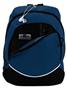 Augusta Zipper Front Tri-Color Small Backpack
