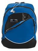 Augusta Zipper Front Tri-Color Small Backpack Augusta Zipper Front Tri-Color Small Backpack