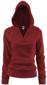 Soffe Juniors Girls Rugby Deep V Hoodie Jacket Soffe Juniors Girls Rugby Deep V Hoodie Jacket