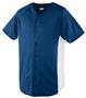 Augusta Wicking Color Block Button Front Jerseys