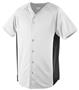 Augusta Wicking Color Block Button Front Jerseys