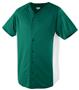 Augusta Wicking Color Block Button Front Jerseys