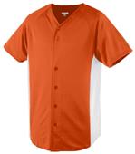 Augusta Wicking Color Block Button Front Jerseys