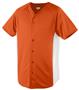 Augusta Wicking Color Block Button Front Jerseys