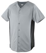 Augusta Wicking Color Block Button Front Jerseys