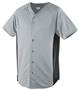 Augusta Wicking Color Block Button Front Jerseys