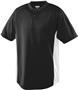 Augusta Wicking Color Block Two-Button Jerseys