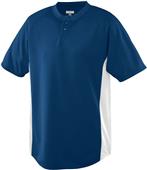 Augusta Wicking Color Block Two-Button Jerseys
