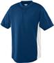 Augusta Wicking Color Block Two-Button Jerseys
