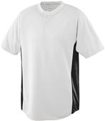 Augusta Wicking Color Block Two-Button Jerseys