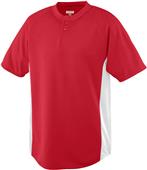 Augusta Wicking Color Block Two-Button Jerseys
