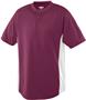 Augusta Wicking Color Block Two-Button Jerseys