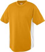 Augusta Wicking Color Block Two-Button Jerseys