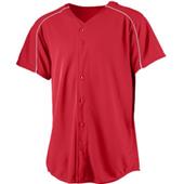 Augusta Wicking Button Front Baseball Jerseys