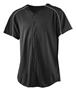 Augusta Youth Wicking Button Front Baseball Jersey