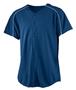 Augusta Youth Wicking Button Front Baseball Jersey