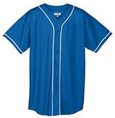 Augusta Mesh Button Front Braid Trim Jerseys Augusta Mesh Button Front Braid Trim Jerseys