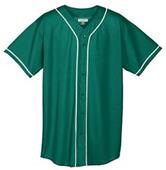 Augusta Mesh Button Front Braid Trim Jerseys Augusta Mesh Button Front Braid Trim Jerseys