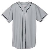 Augusta Mesh Button Front Braid Trim Jerseys Augusta Mesh Button Front Braid Trim Jerseys