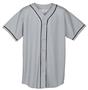 Augusta Mesh Button Front Braid Trim Jerseys