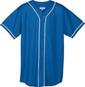 Augusta Youth Mesh Button Front Baseball Jersey Augusta Youth Mesh Button Front Baseball Jersey