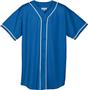 Augusta Youth Mesh Button Front Baseball Jersey