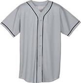 Augusta Youth Mesh Button Front Baseball Jersey Augusta Youth Mesh Button Front Baseball Jersey